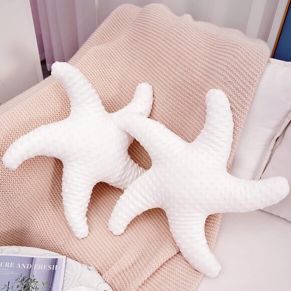 Other - Plush Starfish Throw Pillows Set - Perfect Ocean Decor for Living Room